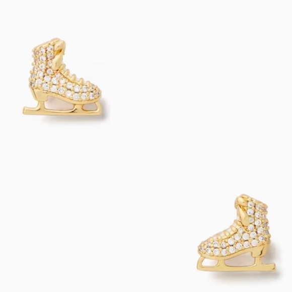 kate spade Jewelry Kate Spade Ice Skate Earrings Nwt Poshmark
